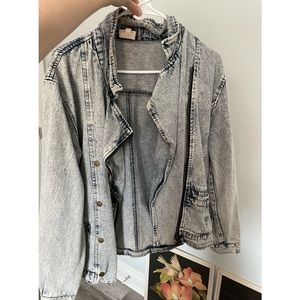 Vintage Acid washed denim jacket